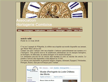 Tablet Screenshot of horlogerie-comtoise.fr